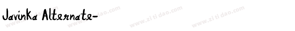 Javinka Alternate字体转换